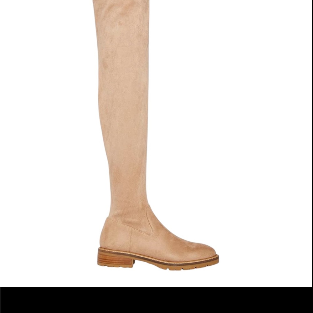 Steve Madden Tan Over-the-Knee Lizbeth Women's Boots Size 9.5